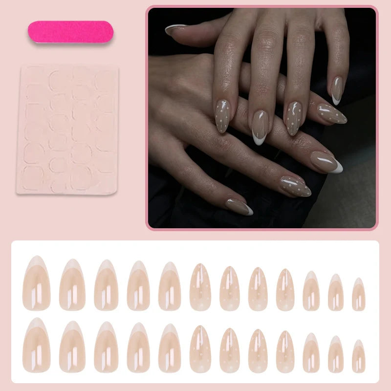 Nail Extension Set Durable Skin-Friendly File & Stickers