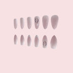 Nail Extensions Almond Shape Artistic Detailing Easy Application