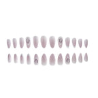 Nail Extensions Almond Shape Artistic Detailing Easy Application