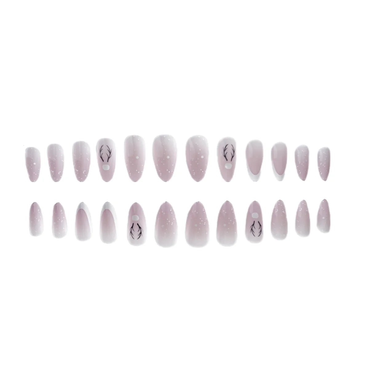 Nail Extensions Almond Shape Artistic Detailing Easy Application