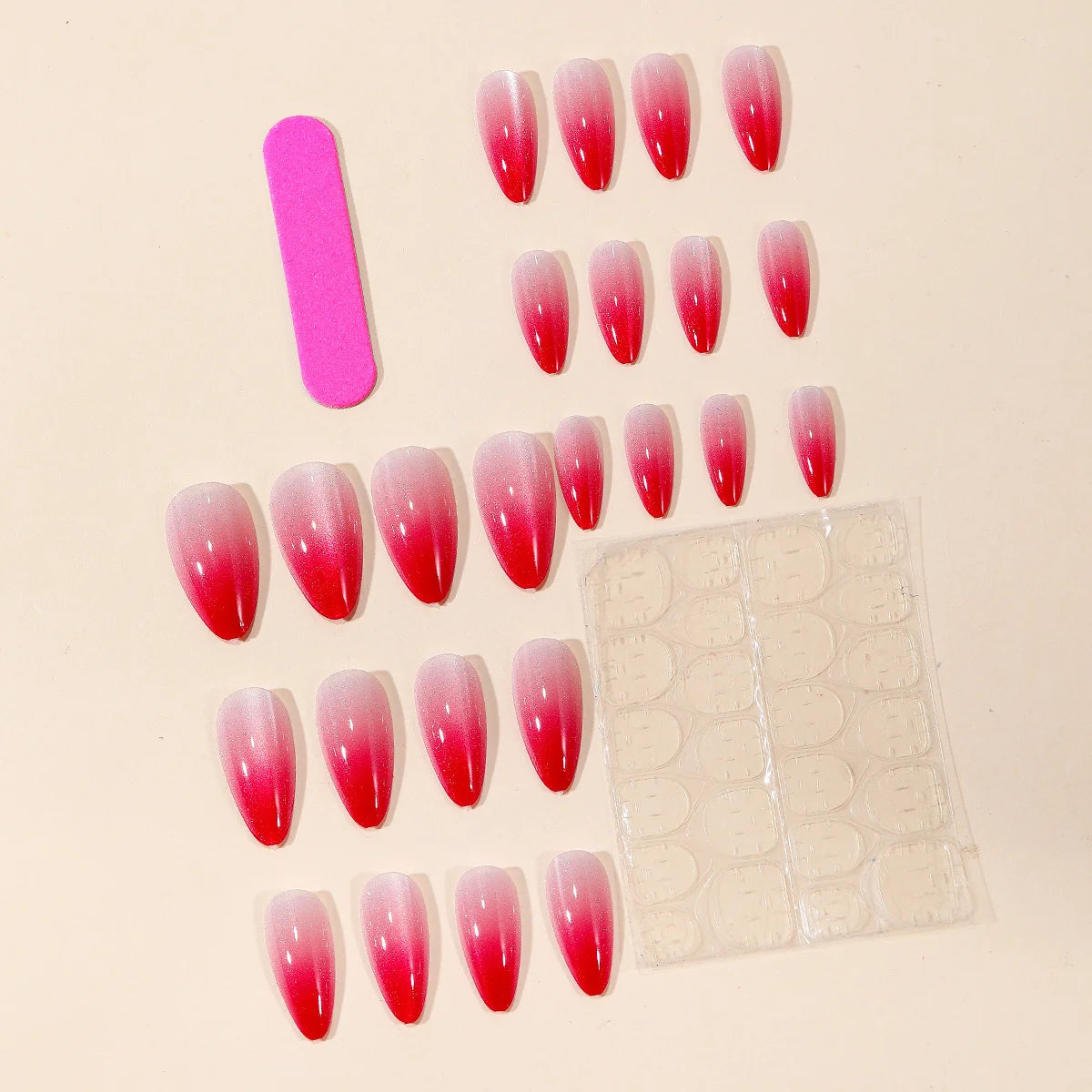 Nail Extensions Stiletto Ombre Gradient Easy Application