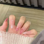 Nail Tips Long Stiletto Pink Easy Application