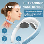 Neck Massager Wireless Rechargeable Heat & Vibration Contoured Collar