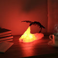 Night Lamp Dragon Fire Effect Battery Operated