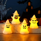 Night Light Ghost Hat Design Warm White LED