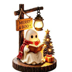 Night Light Ghost Reading Design Polyresin Warm Glow