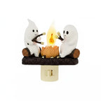 Night Light Plug-In Warm Flickering LED Campfire Ghosts