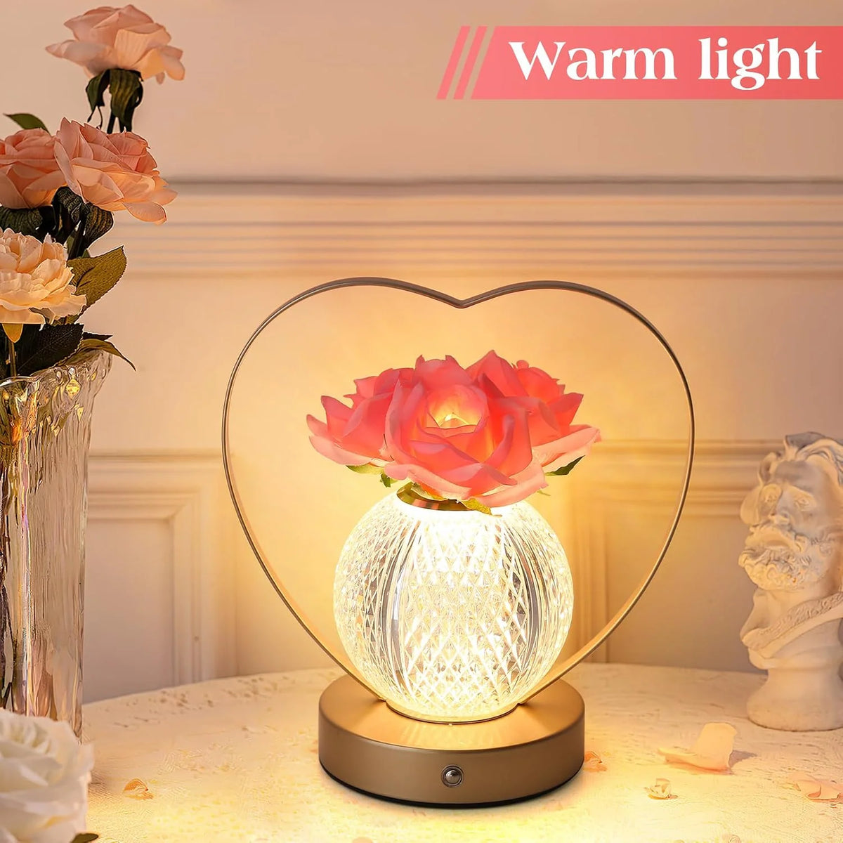 Night Light Touch Control & Rechargeable Warm Glow