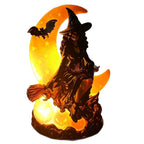 Night Light Witch Moon & Pumpkin Integrated LED
