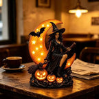 Night Light Witch On Moon Integrated LED