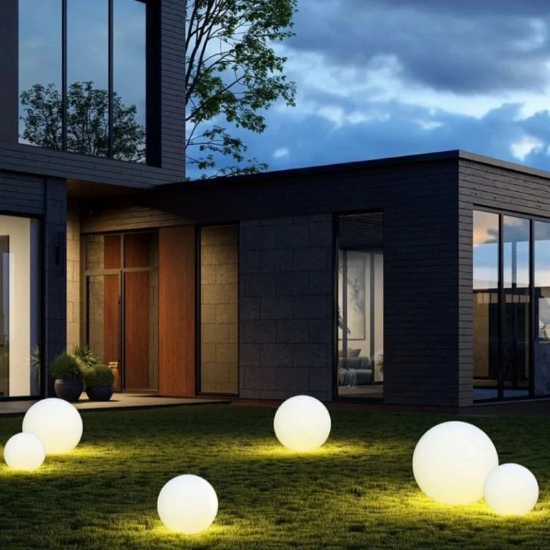 Outdoor Globe Light Wireless Remote Control Weather-Resistant