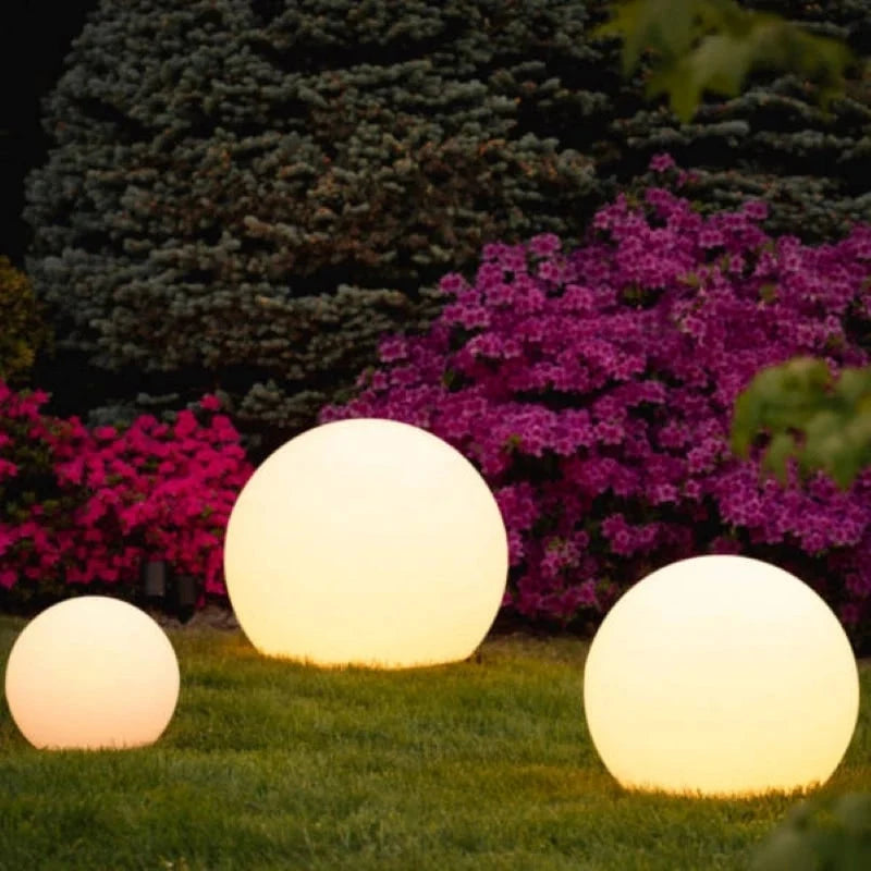 Outdoor Globe Light Wireless Remote Control Weather-Resistant