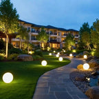 Outdoor Globe Light Wireless Remote Control Weather-Resistant