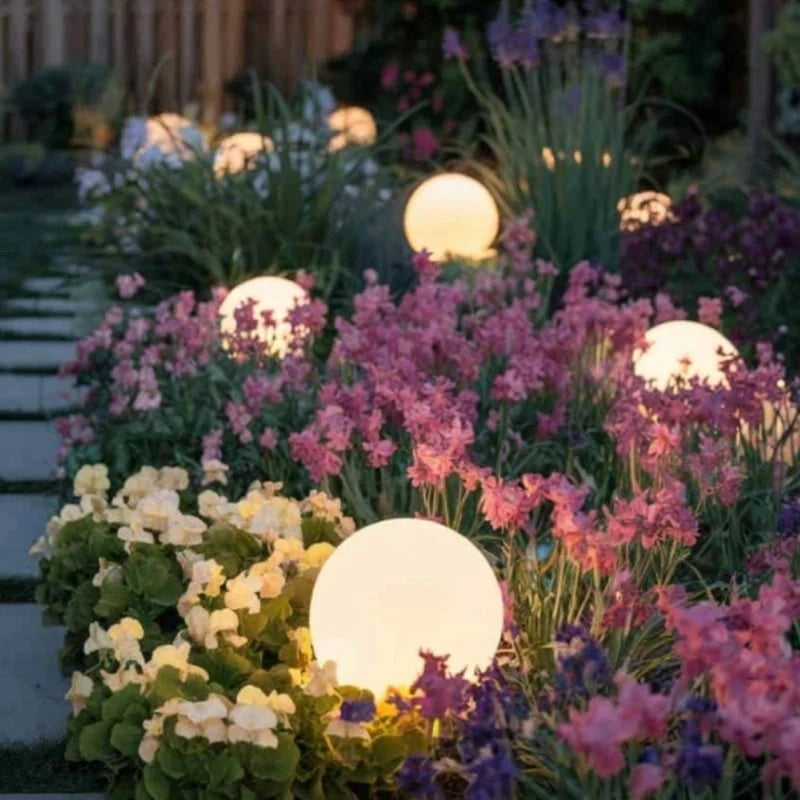 Outdoor Globe Light Wireless Remote Control Weather-Resistant