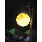 Outdoor Hanging Lantern Moon-Shaped LED & Solar