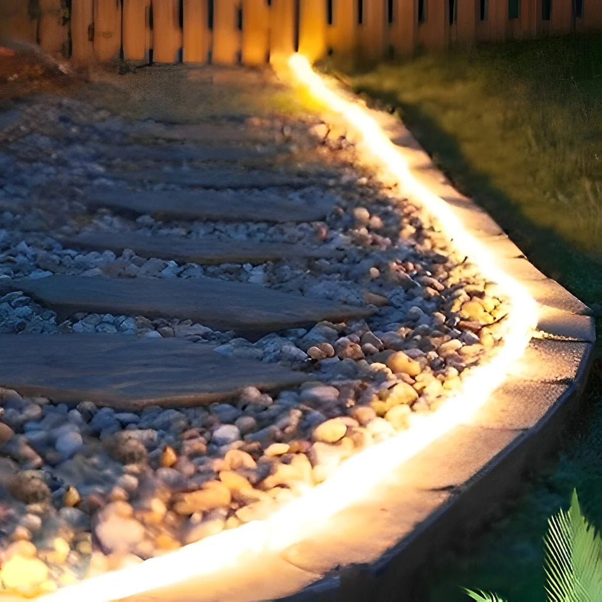 Outdoor LED Strip Light Recessed Flush-Mount Flexible & Waterproof