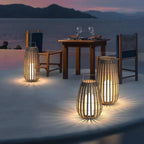 Outdoor Lantern Solar-Powered LED Hanging & Tabletop