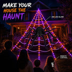 Outdoor Spider Lights Battery-Powered Remote Control 250 LEDs
