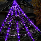 Outdoor Spider Lights Battery-Powered Remote Control 250 LEDs
