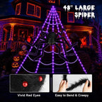 Outdoor Spider Lights Battery-Powered Remote Control 250 LEDs