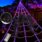 Outdoor Spider Lights Battery-Powered Remote Control 250 LEDs