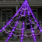 Outdoor Spider Lights Battery-Powered Remote Control 250 LEDs