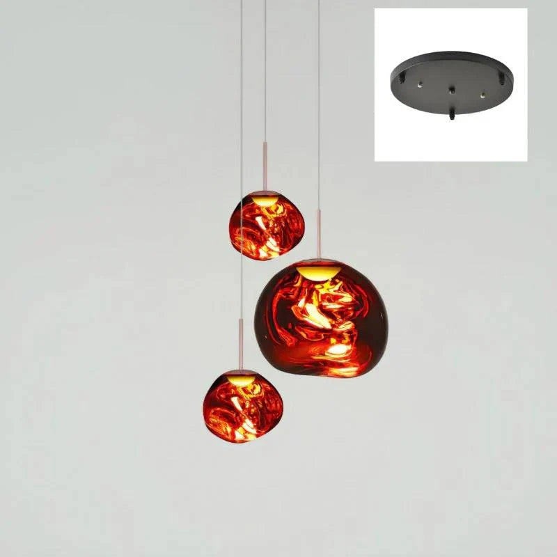 Pendant Light Multi-Head & Adjustable Cables Metal Finish