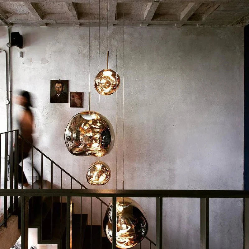 Pendant Light Multi-Head & Adjustable Cables Metal Finish