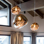 Pendant Light Multi-Head & Adjustable Cables Metal Finish