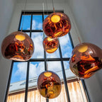 Pendant Light Multi-Head & Adjustable Cables Metal Finish