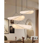 Pendant Light Sculptural Wavy Shade Diffused Warm Light