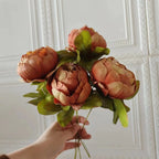 Peony Stem Lifelike Silk 25 Inch