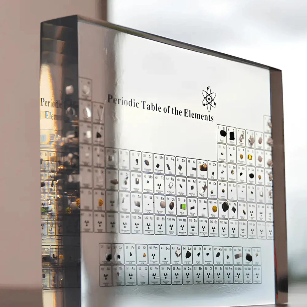 Periodic Table Display Case USB-Powered LED 83 Real Elements