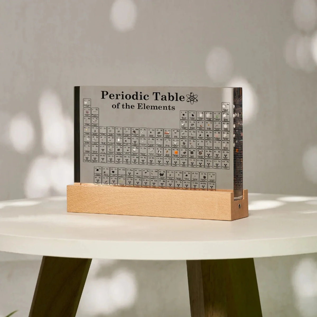 Periodic Table Display Case USB-Powered LED 83 Real Elements
