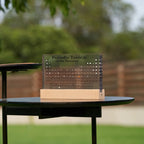 Periodic Table Display Case USB-Powered LED 83 Real Elements