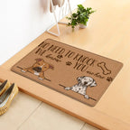 Pet Doormat Personalized Photo & Name Washable Non-Slip