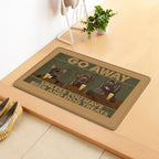 Pet Doormat Personalized Photo & Name Washable Non-Slip