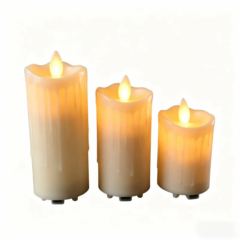Pillar Candle Flameless LED Warm Flicker