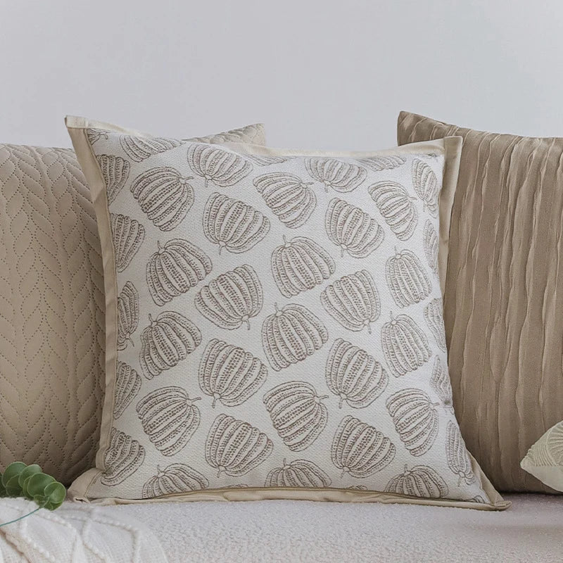 Pillow Cover Quilted Cable Microfiber Hidden Zipper
