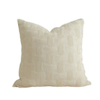 Pillow Cover Quilted Cable Microfiber Hidden Zipper
