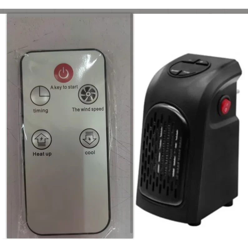 Plug-In Space Heater PTC Ceramic 12-Hour Timer
