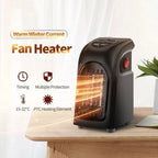 Plug-In Space Heater PTC Ceramic 12-Hour Timer