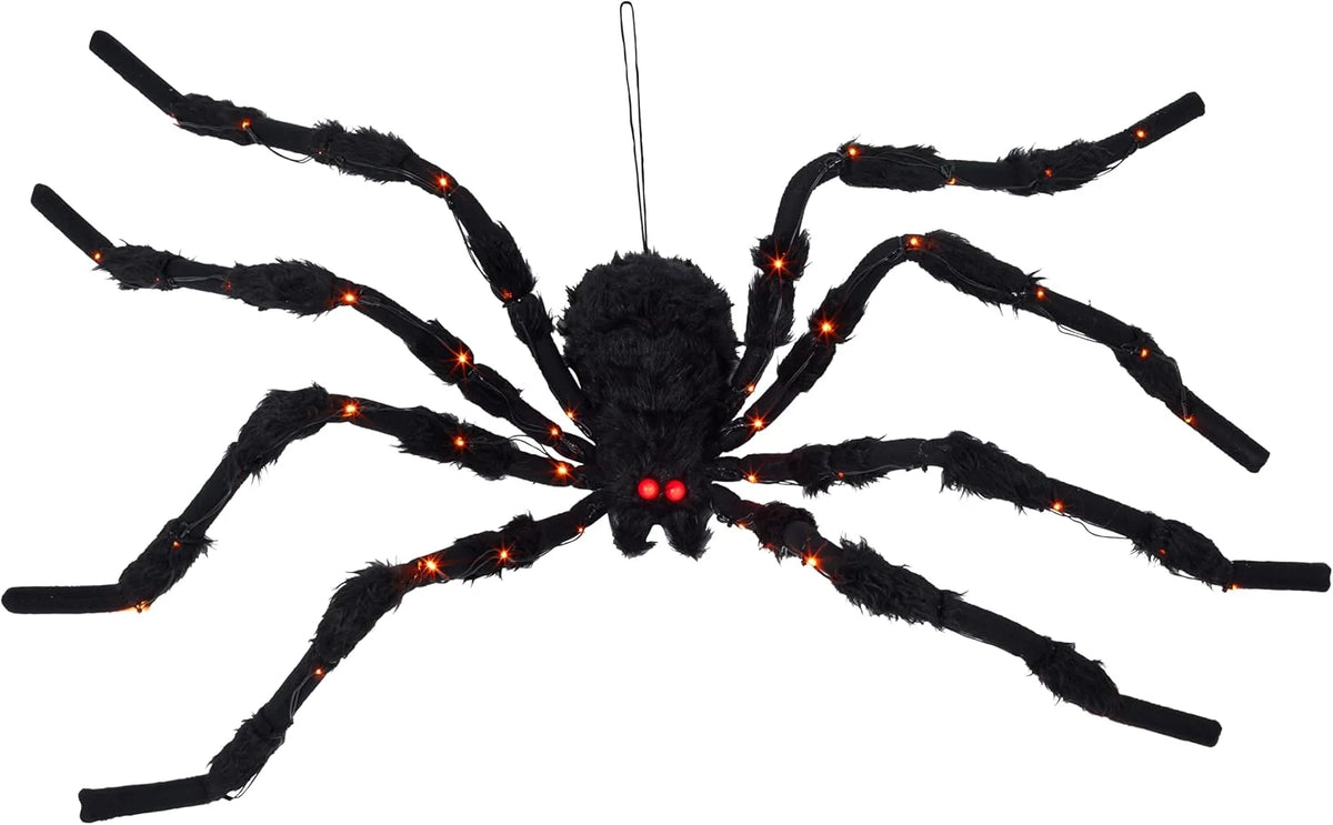 Plush Spider Giant LED 6-Hour Timer