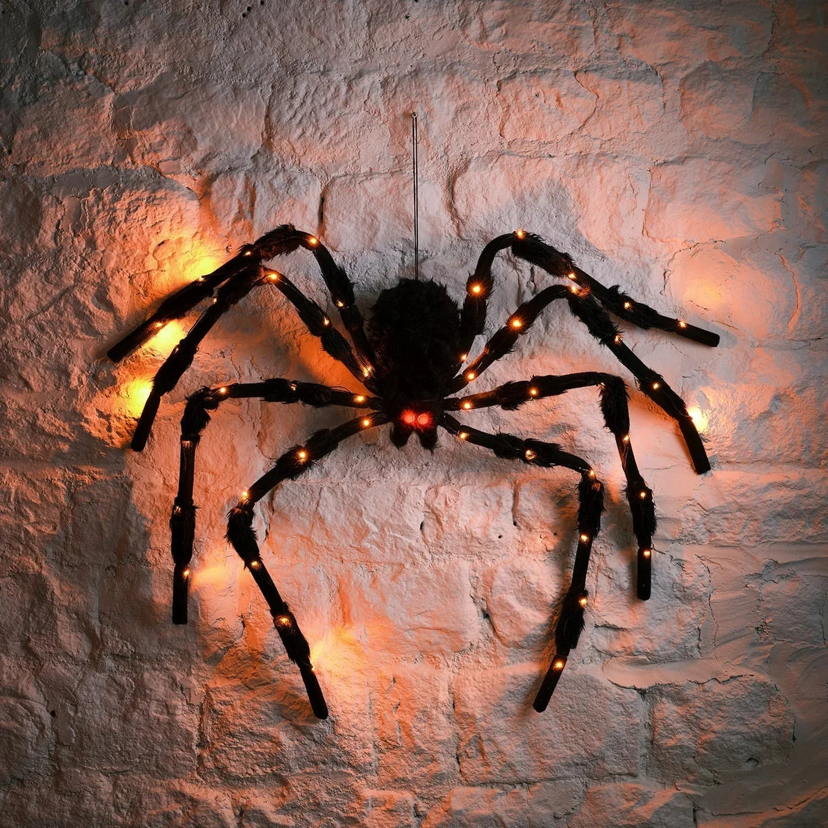 Plush Spider Giant LED 6-Hour Timer