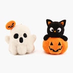 Plush Toy Halloween Soft Embroidered Face 6 Inch