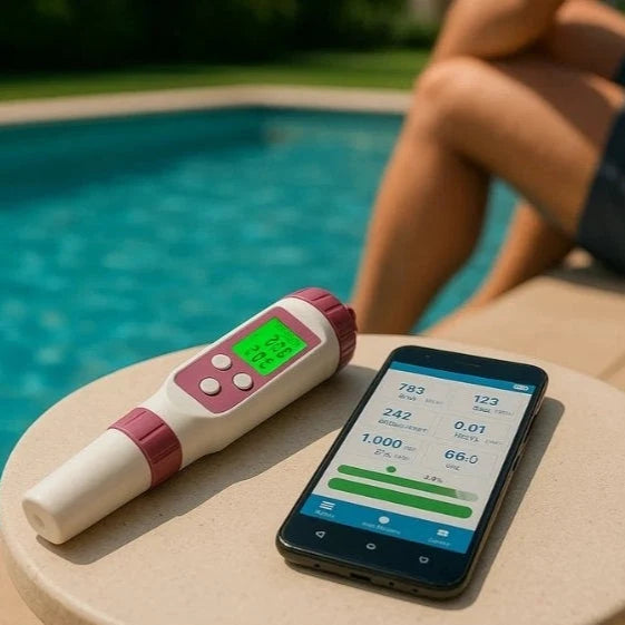 Pool & Spa Water Quality Tester 7-in-1 Digital