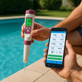 Pool Water Tester 7-in-1 Bluetooth App Backlit Display