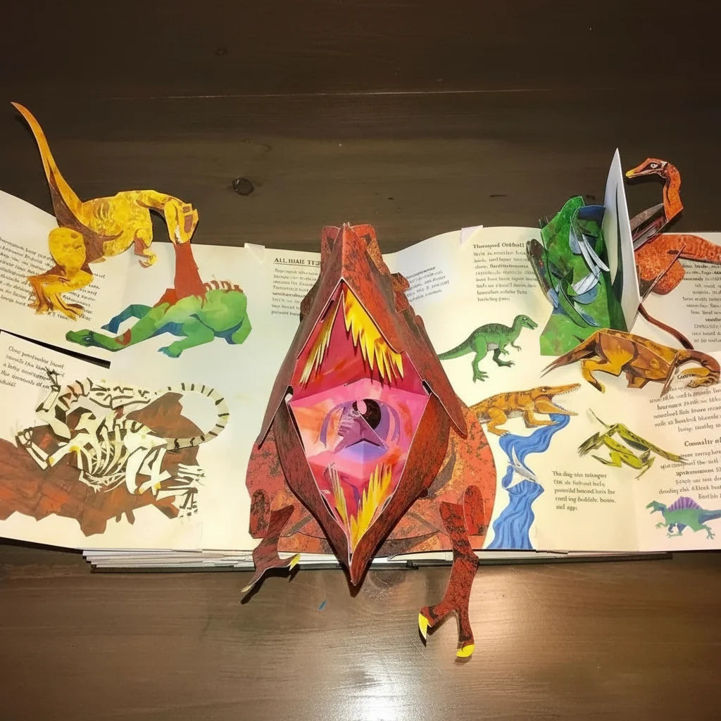 Pop-Up Book 3D Dinosaur Interactive & Educational