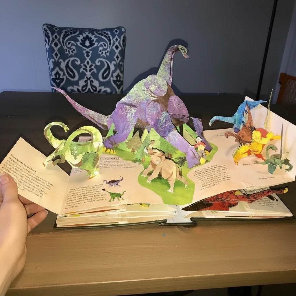 Pop-Up Book 3D Dinosaur Interactive & Educational