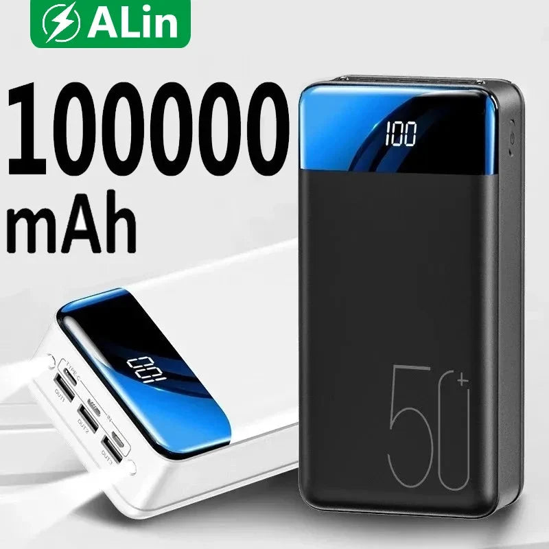 Portable Charger 50,000mAh Fast Charging LED Battery Display